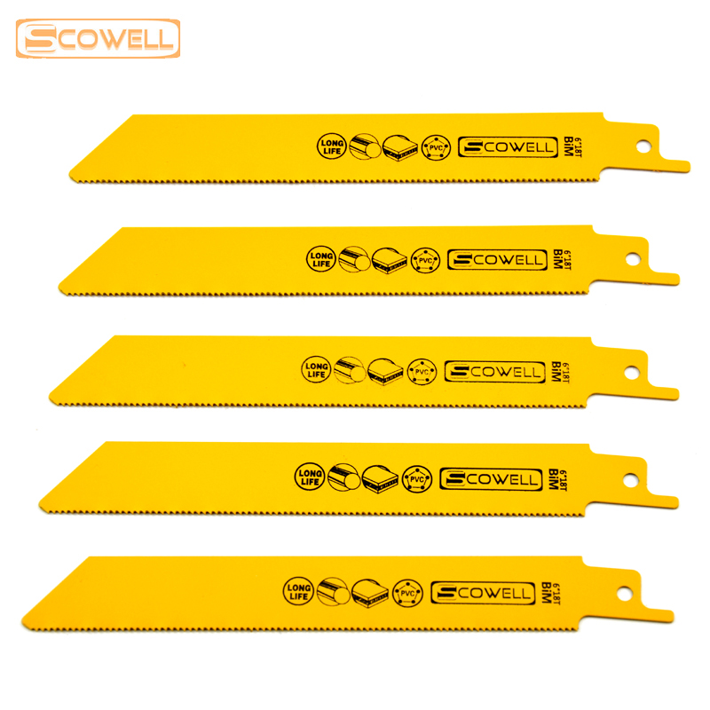 6 inch 18TPI Bi-metal Reciprocating Saw Blades