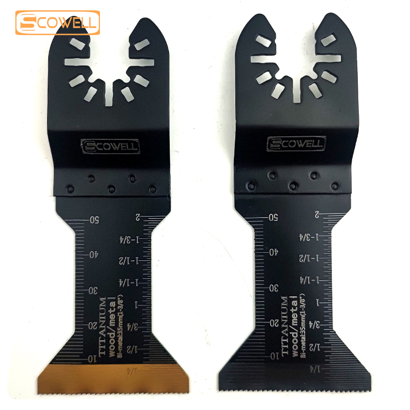 HSS Bi-metal Titanium Coated Teeth Oscillating Saw Blades